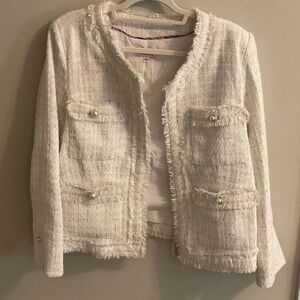 Beautiful Cream Tweed Jacket - Nanette LePore